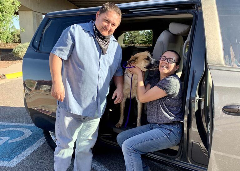 Barriers to Reclaim - Couple with Dog