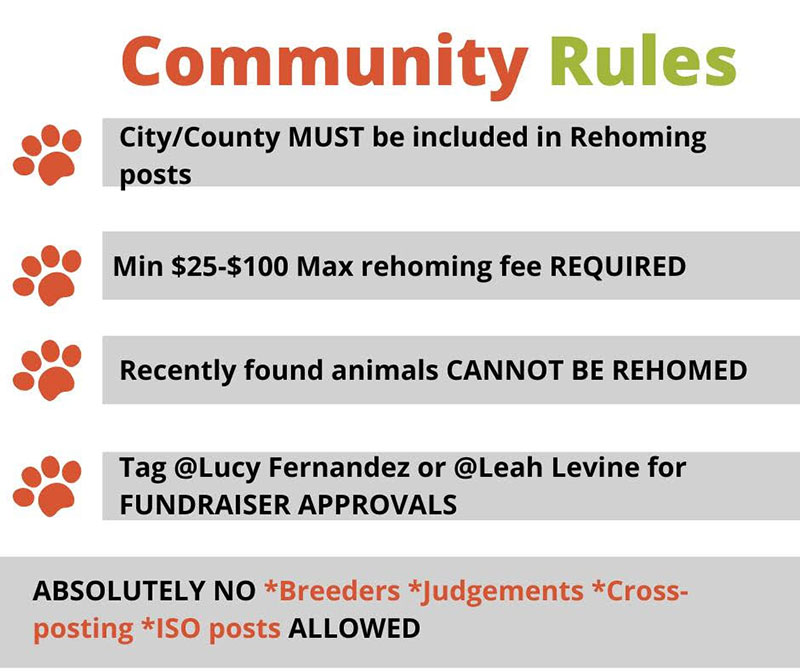 PASS Program Community Rules | 5 Ways Your Animal Shelter Can Facilitate Mutual Aid to Keep Pets in Homes