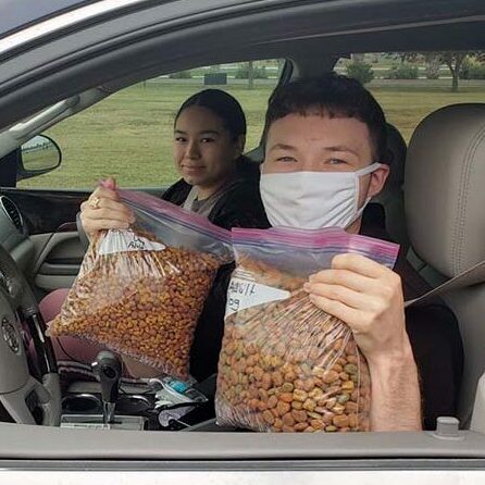 People at PVAS Food Pantry