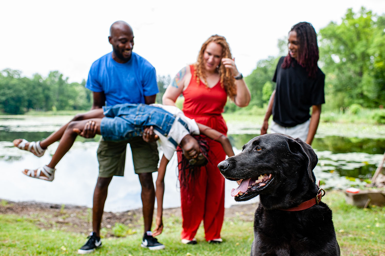 family with a dog Human Animal Support Services - Building Bridges: The Intersection of Black Activism and Animal Welfare with HASS