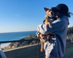 girl holding dog looking out at ocean view - 6 Insights on the H in HASS